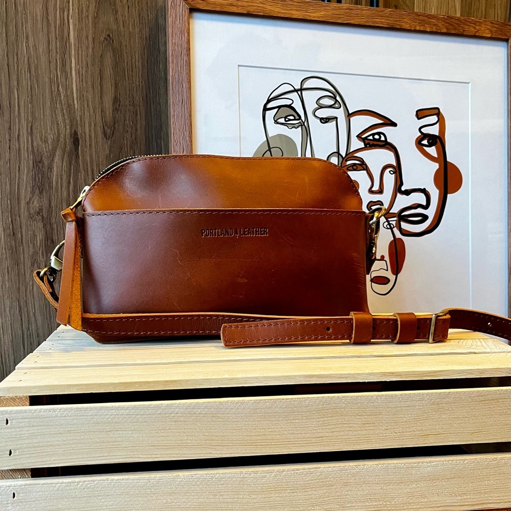 PLG ‘Almost Perfect’ Eclipse Purse | Honey